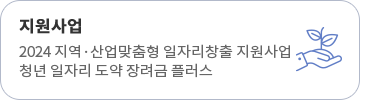 지원사업 청년 일자리 도약 장려금 플러스